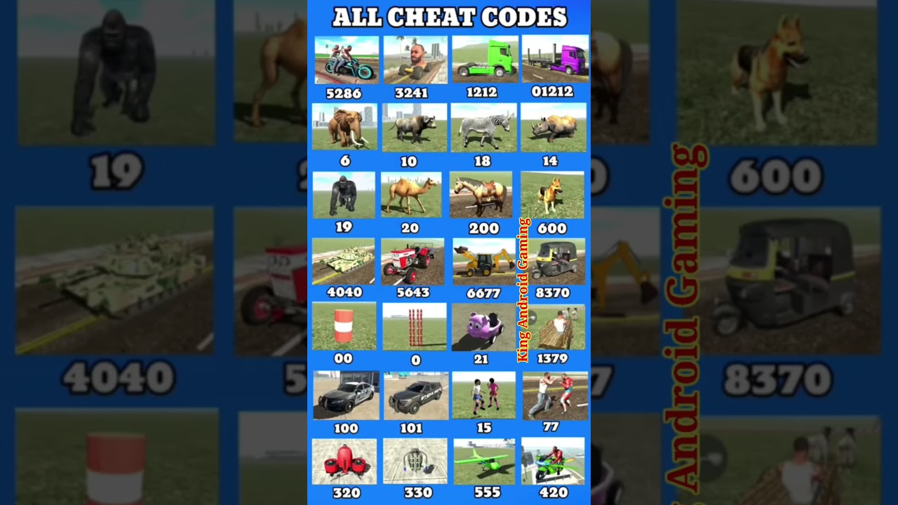 All secret cheat codes 🤑✅ In Indian Bike Driving 3D #shorts #indianbikedriving3d #gaming