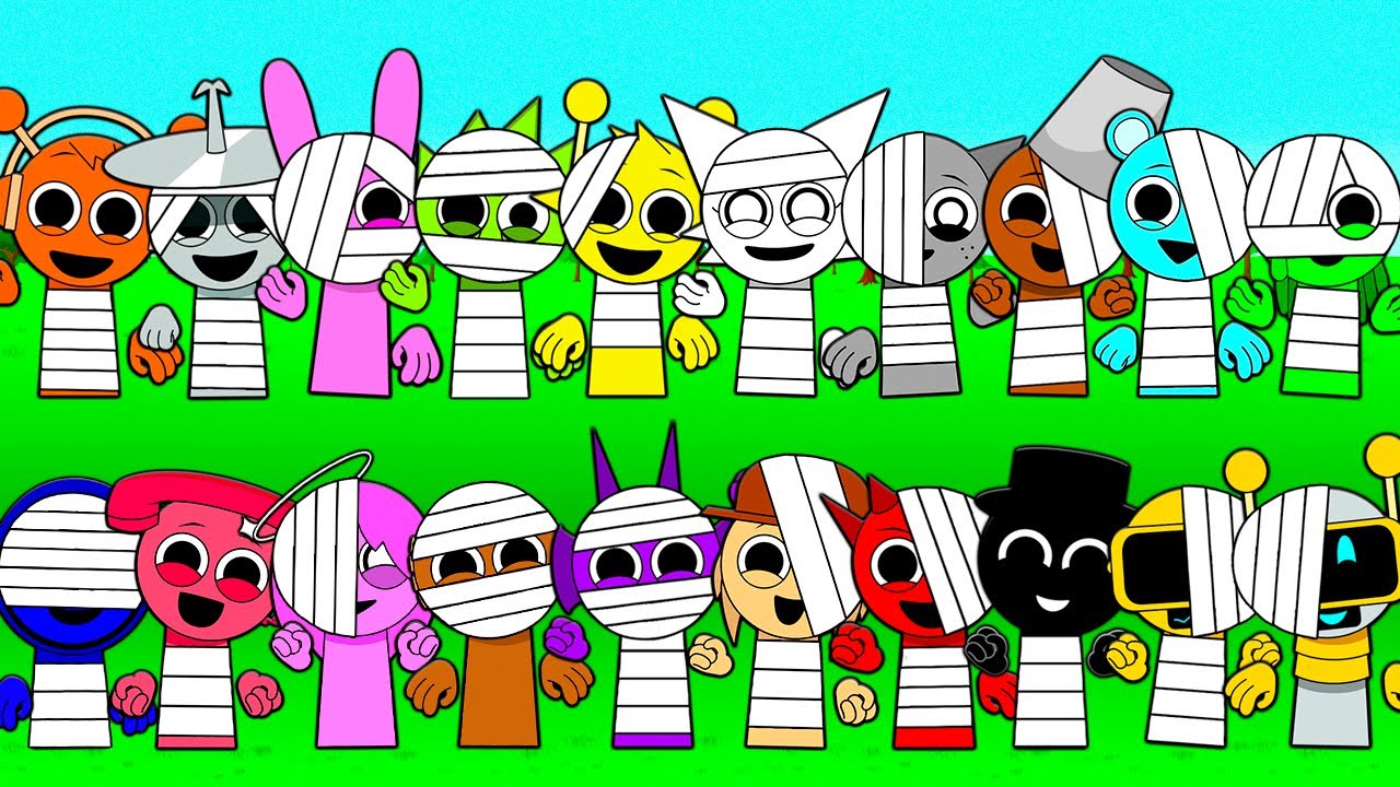 ALL SERIES OF NEW INCREDIBOX SPRUNKI BUT SURVIVED! Cartoon Animation