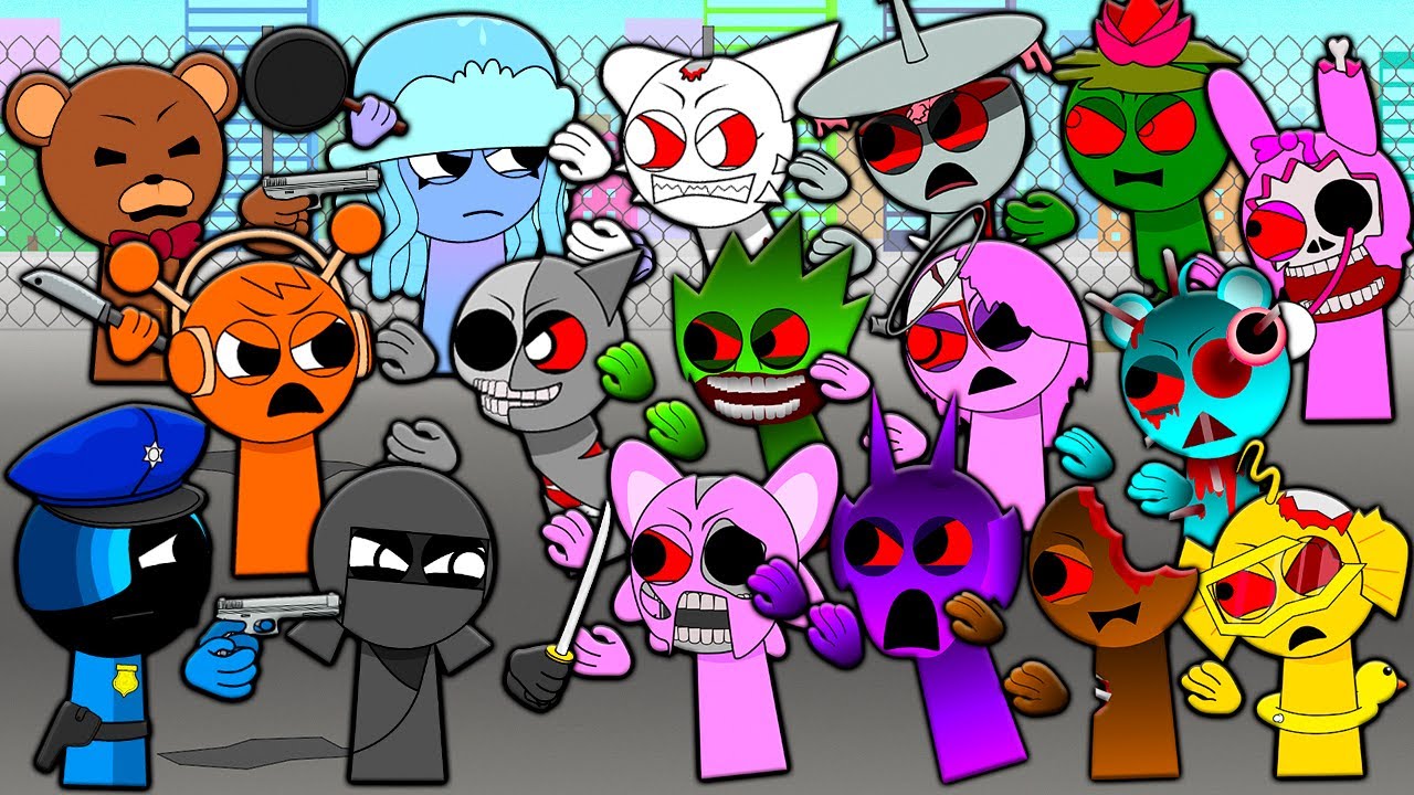 ALL SERIES OF SPRUNKI ZOMBIE APOCALYPSE SURVIVAL! INCREDIBOX SPRUNKI Cartoon Animation