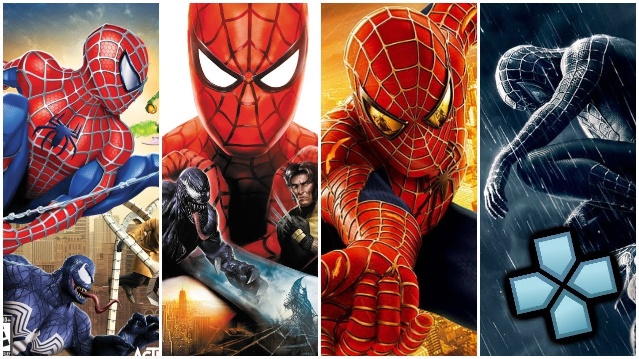 All Spiderman Games for PSP (PPSSPP Emulator)