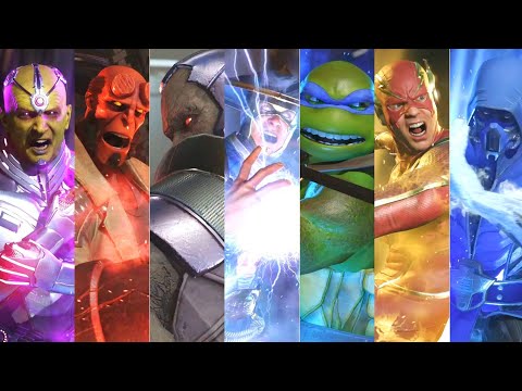 ALL SUPER MOVES - Injustice 1 & 2 + MK DLC & Guest Characters [4K 60ᶠᵖˢ ✔]