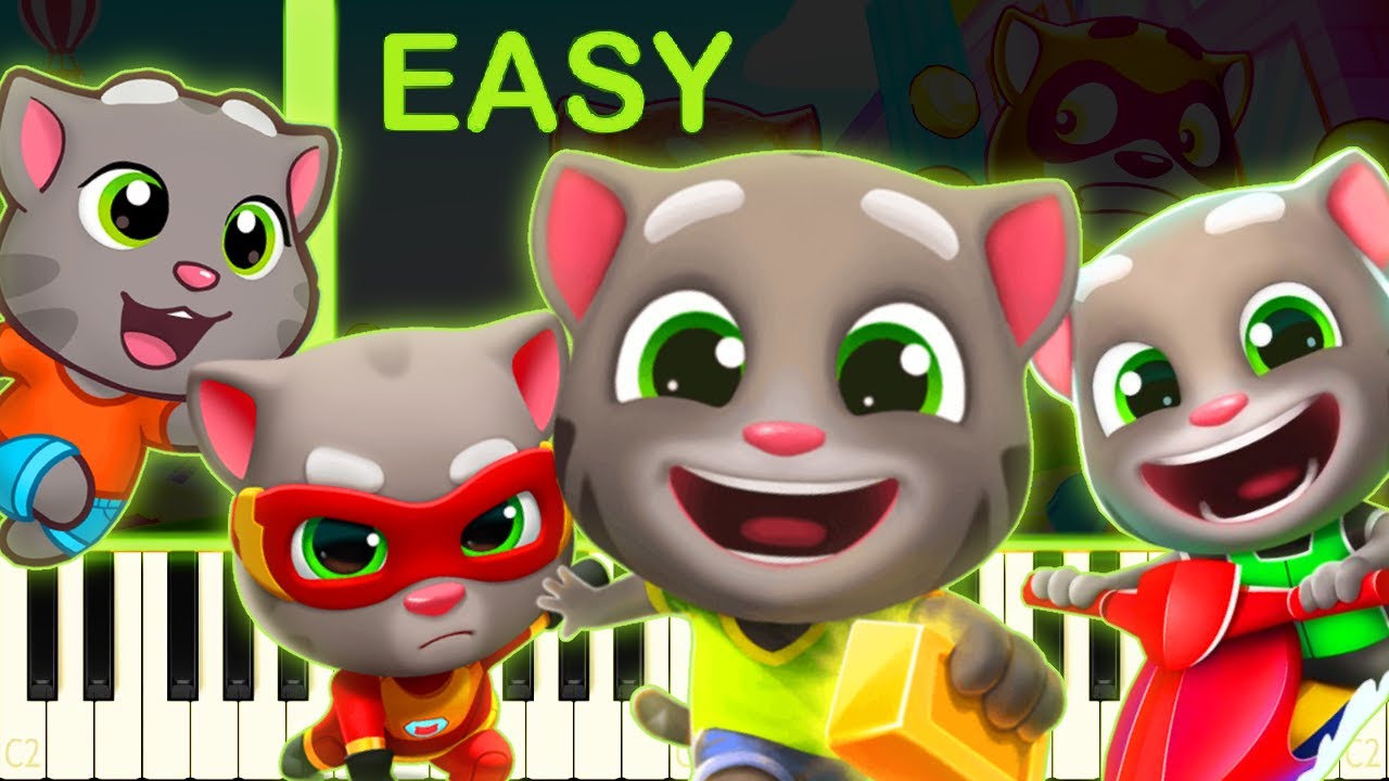 ALL Talking Tom Games On Piano