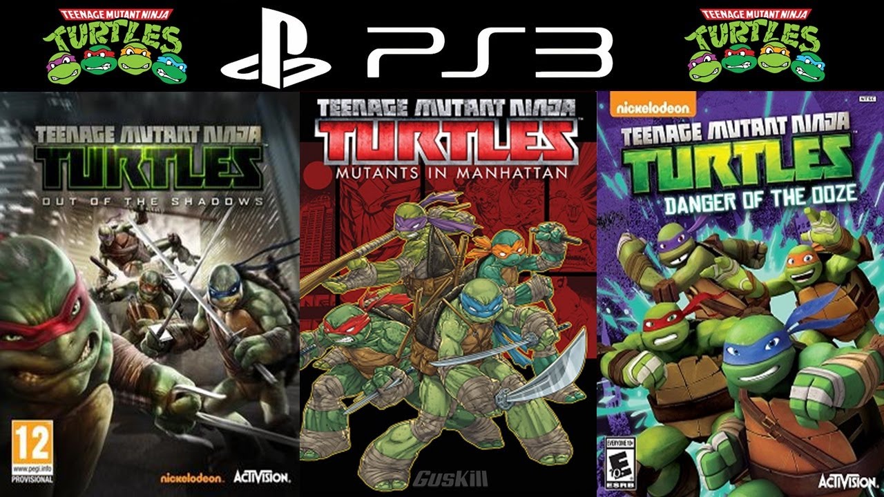 All Teenage Mutant Ninja Turtles Games on PS3