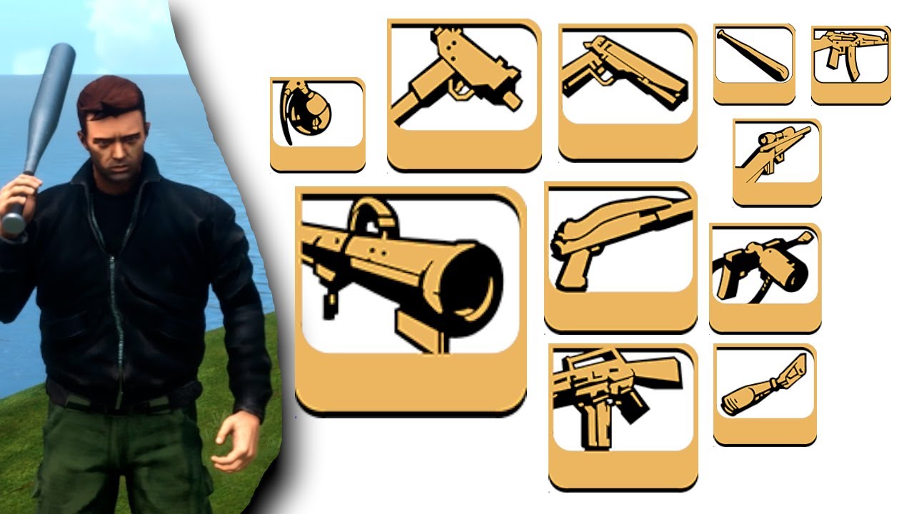 All Weapons & Sounds of GTA 3 - Definitive Edition in 41 seconds
