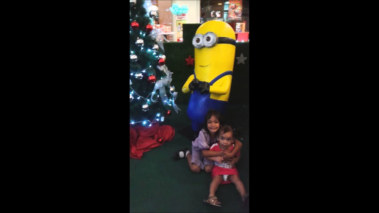 allyzah's christmas 2013 with minions