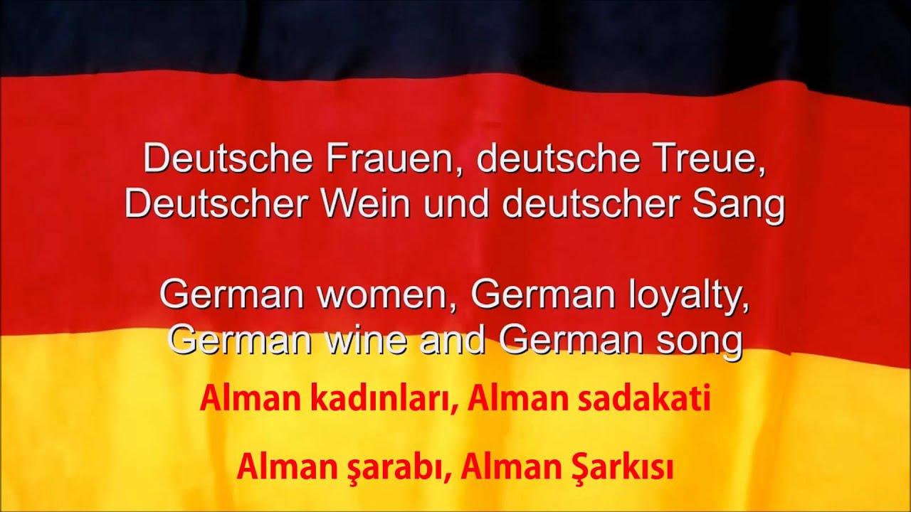 Alman Milli Marşı (Türkçe Altyazılı) (Tam Versiyon)