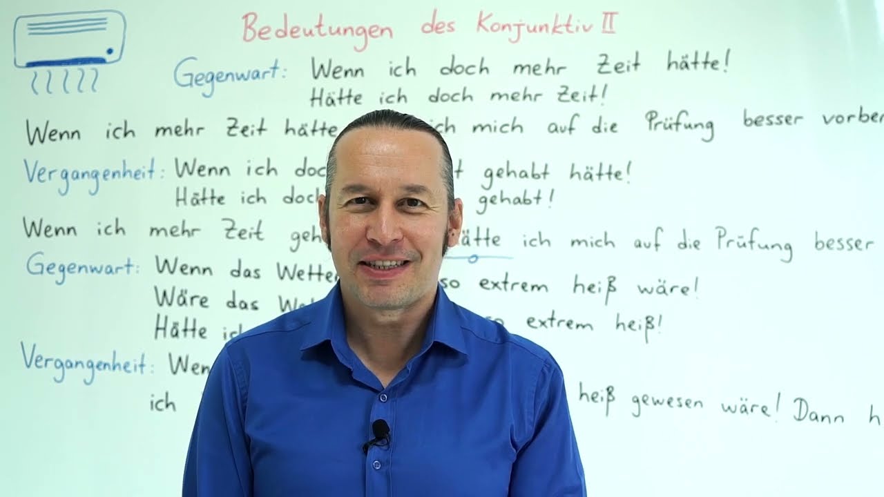 Almanca B2 INTENSIV Ders - 18 Bedeutungen des Konjunktiv 2