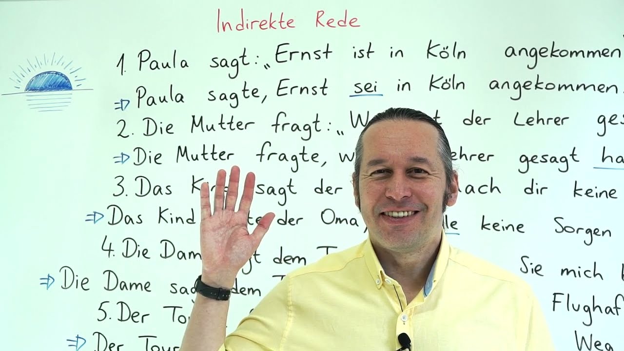 Almanca B2 INTENSIV Ders - 25  Indirekte Rede