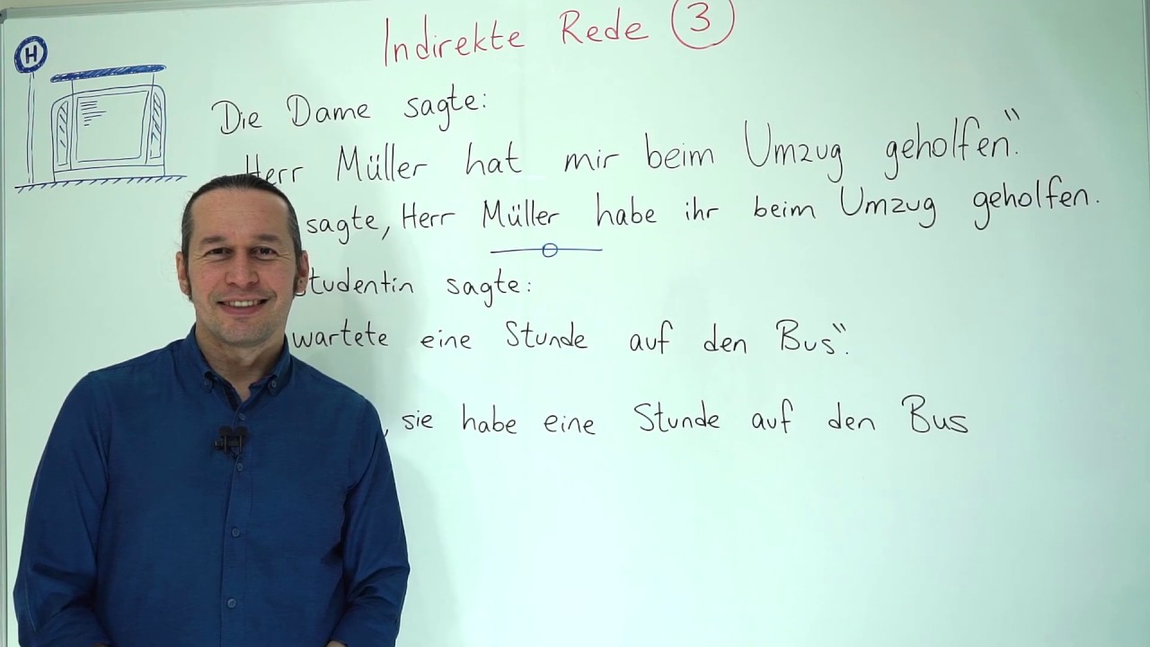 Almanca B2 Orta İleri Seviye Ders - 24 Indirekte Rede - Almanca Dolaylı Cümleler - Alıştırmalar