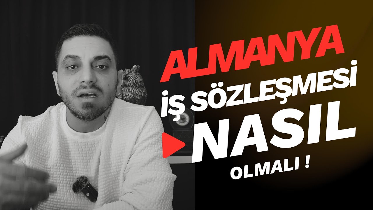 Almanya İŞ SÖZLEŞMESİ Nasıl olmalı ! #işsözleşmesi #almanya #reklam