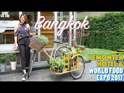 Almost CONNED at Bangkok Airport | Lemontea Hotel | World Food Expo || Daphy Wanders