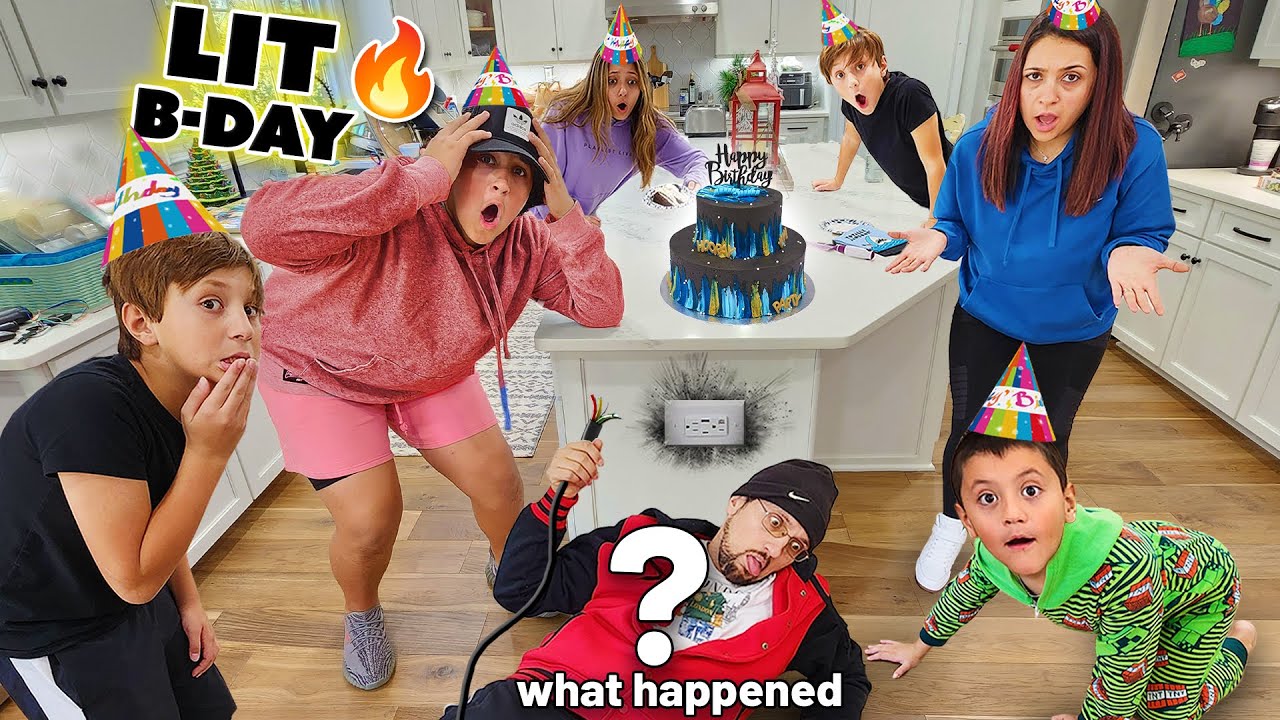 Almost Died on Mike's Birthday!  His B-day was LIT ... on Fire lol (FUNnel Vision Vlog)