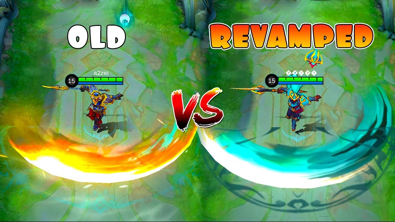 Alpha Revamped Onimusha Commander VS OLD Skill Effects Comparison MLBB