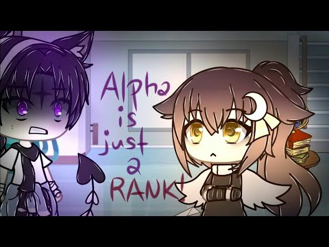 Alpha sadece bir Rütbe! 1.bölüm /Gacha life (Türkçe çeviri) PinkyMilky