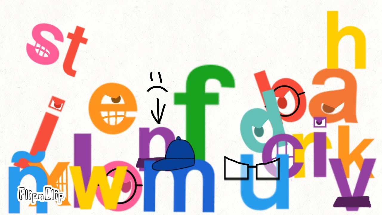 Alphabet Lore F Geat Beat up Potrayed by TVOKids Letters