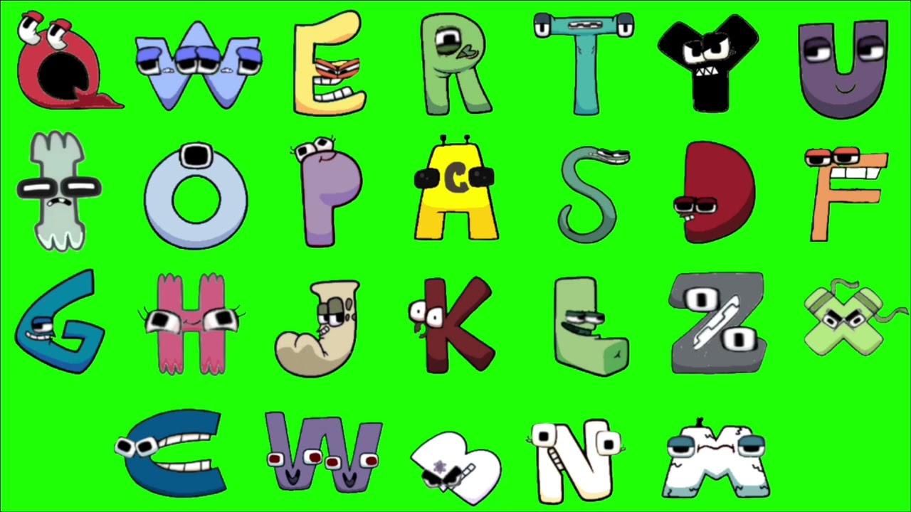 Alphabet lore keyboard sound effects (Q-M)