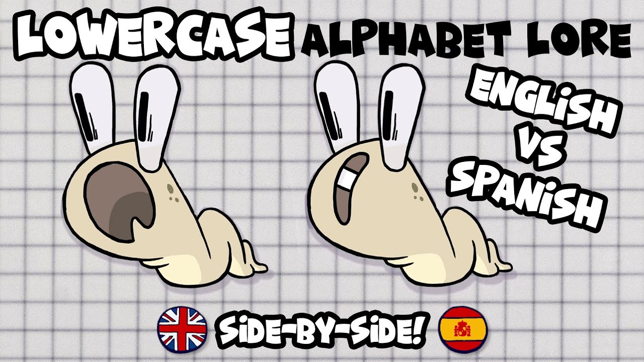 Alphabet Lore Lowercase Compared side-by-side