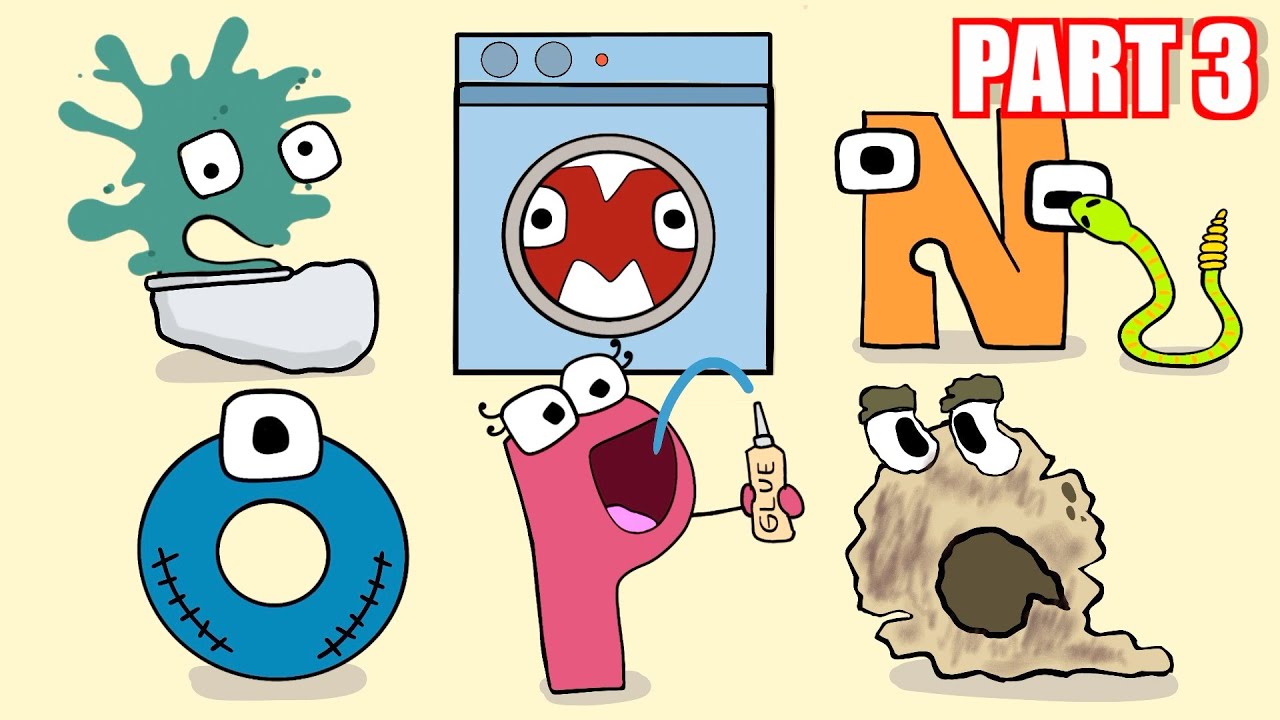 Alphabet Lore Plays Dumb Ways To Die PART 3 | candy kim toons