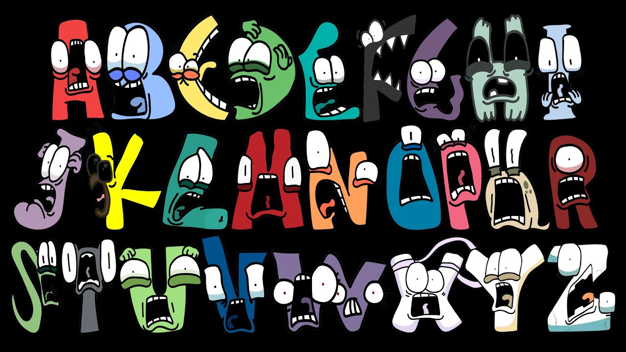 Alphabet Reverse Plush toy (All Letter.. FROM O) BUT THEY VERY SCARED