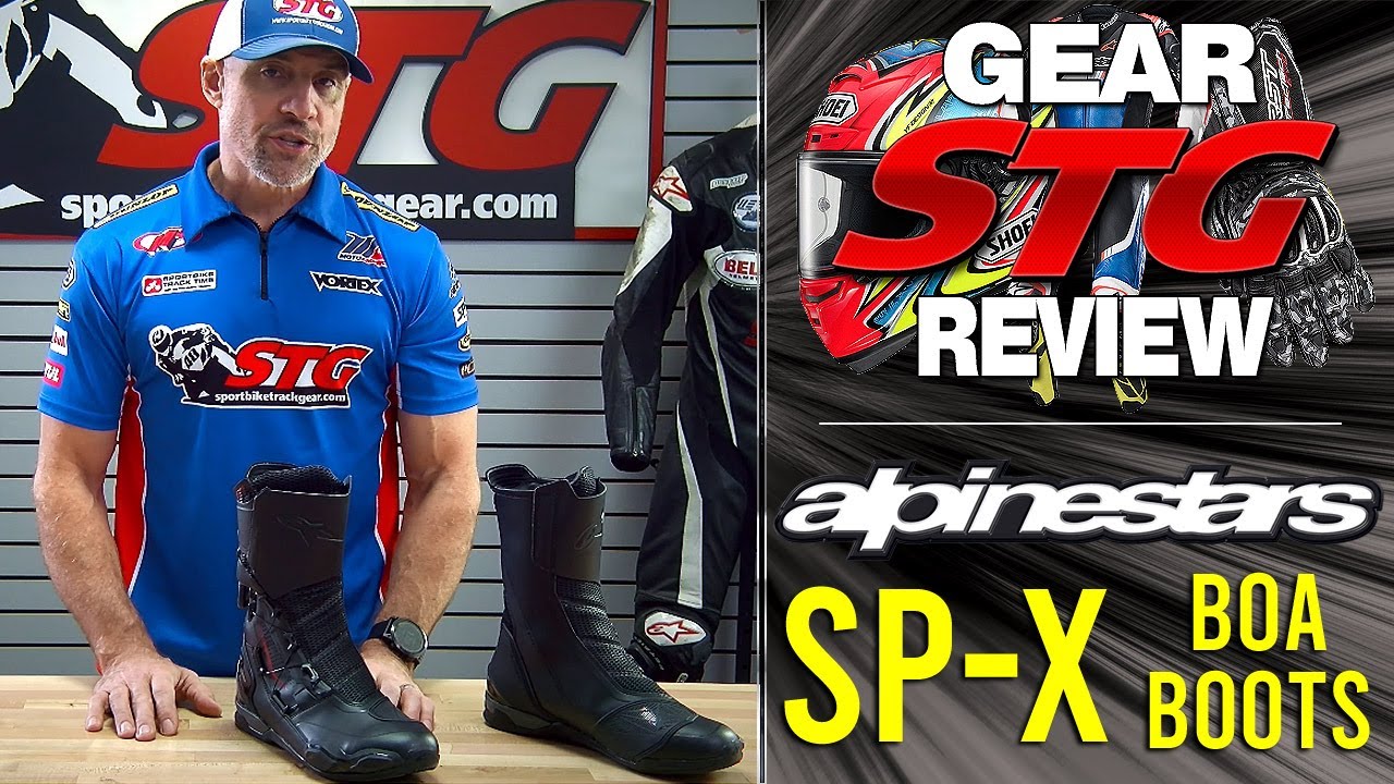 Alpinestars SP-X BOA Boots Review from SportbikeTrackGear.com
