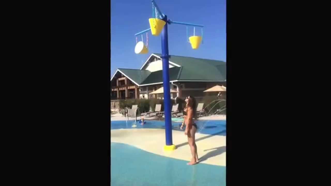 ALS cold water challenge fail . Boob slip
