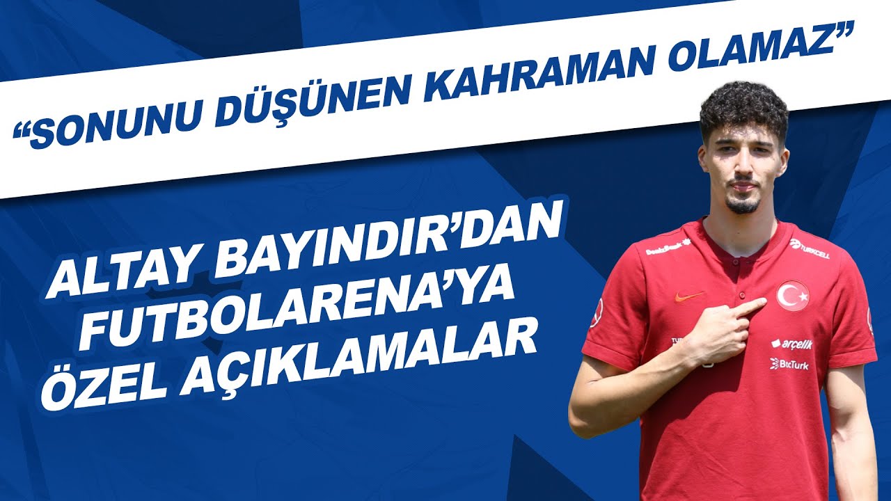 Altay Bayındır'dan FutbolArena'ya özel açıklamalar! 
