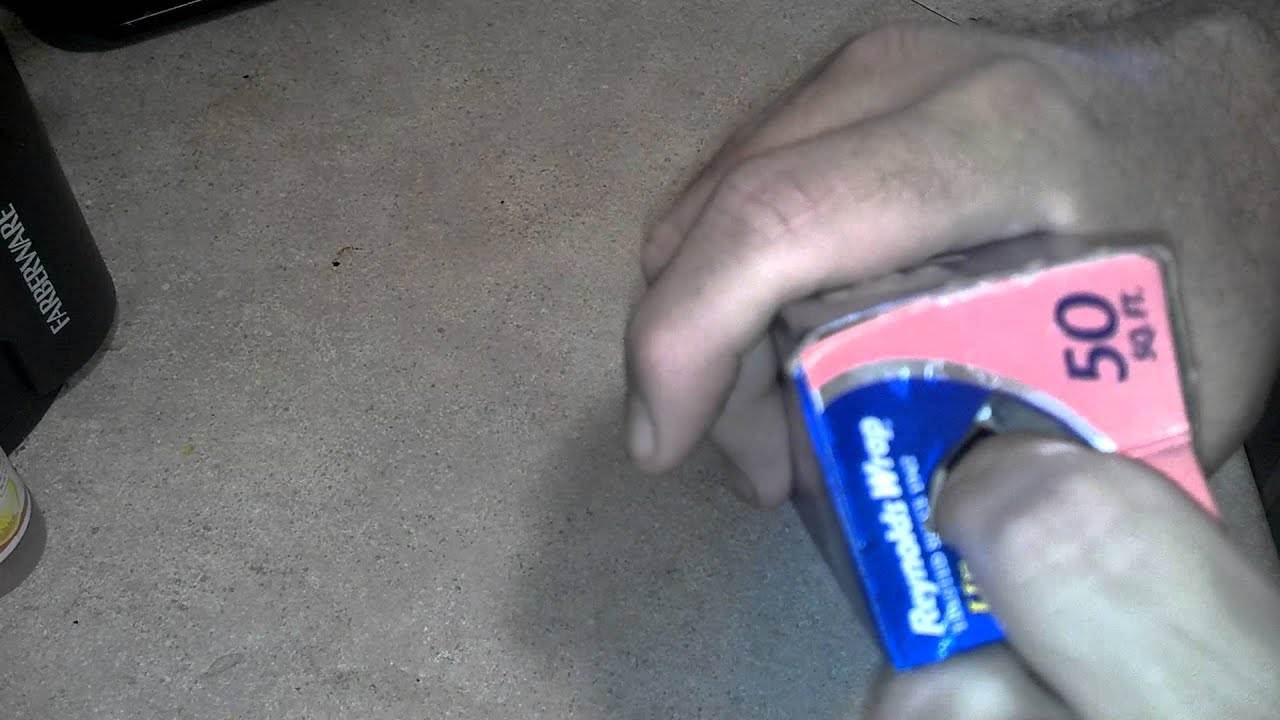 Aluminium foil box tip