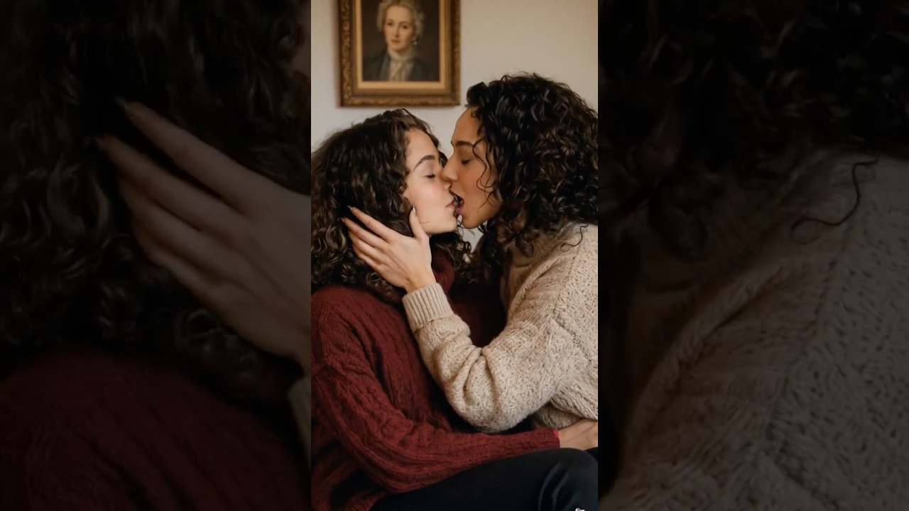 amateurs kissing | lesbian kiss