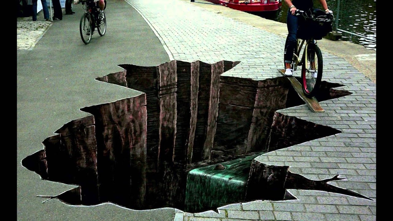 Amazing 3D Street Art Illusion Compilation
