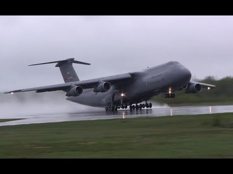 Amazing C-5 Galaxy Screaming Takeoff!!!