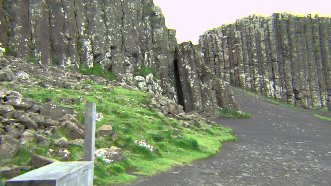 Amazing footage captured by visitor at Giant's Causeway!