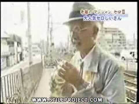 Amazing japanese magician