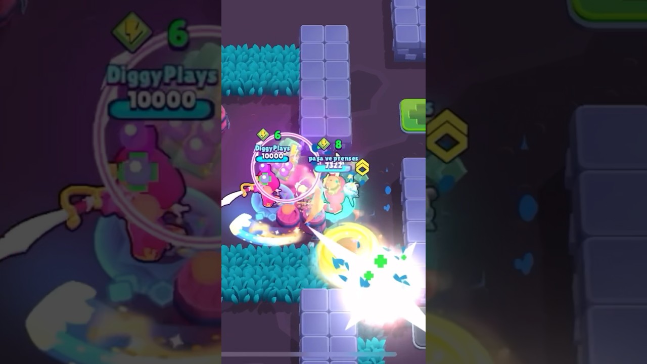 Amazing play, Eri! Teamwork 🥊👊 #brawlstars #teamwork #duoshowdown #mortis #surge