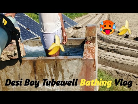 Amazing Tubewell Bathing Vlog 🔥 Boy Tubewell Bathing 2025