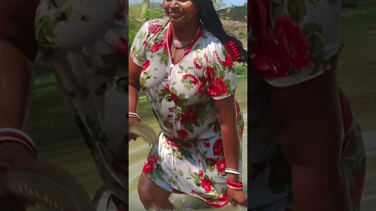 Amazing Village Women Traditional Hand fishing | Fishing Trap Bd #shorts