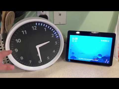 Amazon Echo Wall Clock Unboxing, Setup, and Usage **MUTE YOUR ECHO**