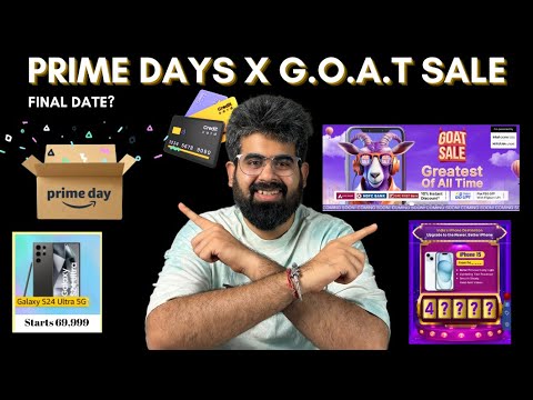 Amazon prime day and GOAT sale final date? S24 Ultra at 6X999, iPhone 16 at 5X999