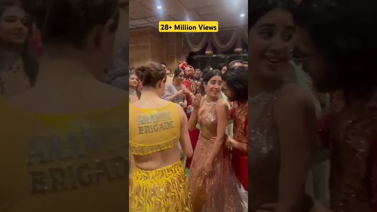 Ambani wedding 💍#ananyapandey #jhanvikapoor #ambaniwedding #sumitagg108