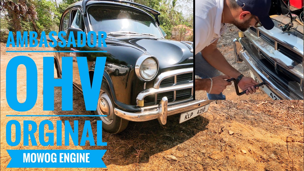 Ambassador OHV original MOWOG Engine England | Hand Cranking | Dr.Unnikrishnan's vintage Collection