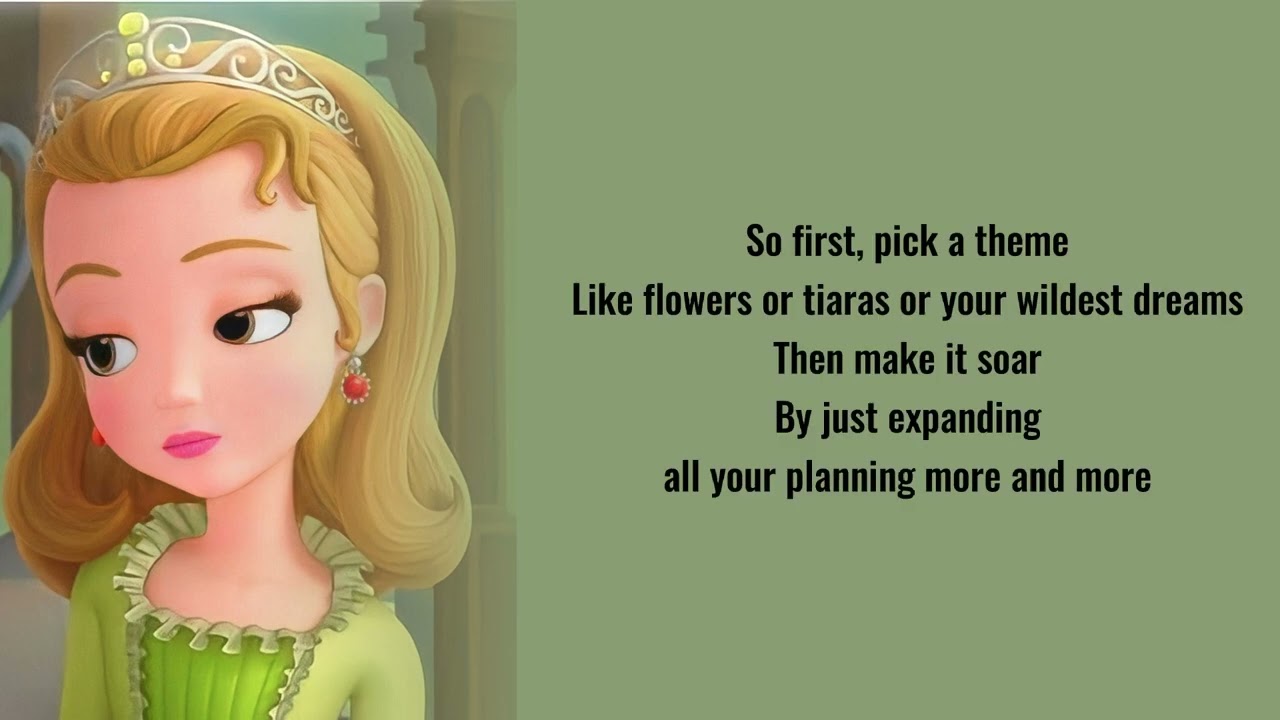 Amber - Bigger is better Lyrics (Sofia the First 