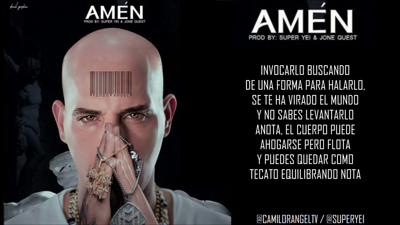 AMEN   KENDO KAPONI FT ANUEL AA LETRA