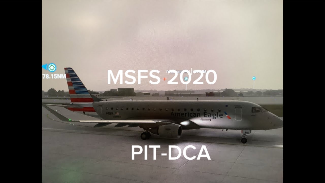 American Airlines Embraer ERJ 175 PIT-DCA.