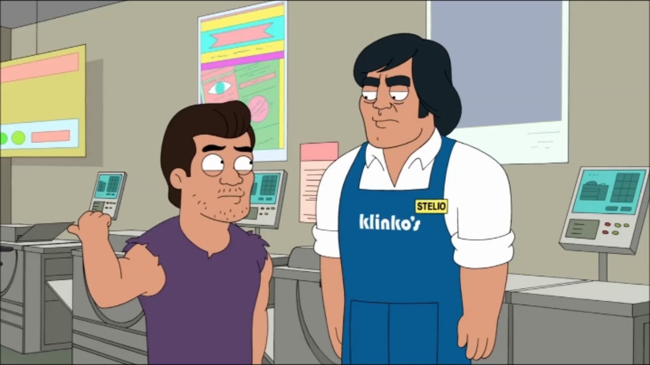 American Dad - Stelio Kontos and Luiz FULL SCENE