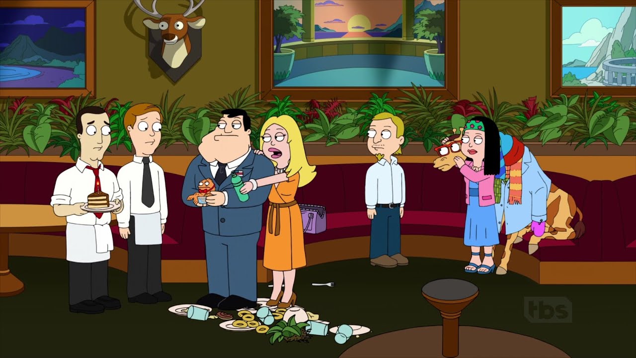 American Dad - We are six non-giraffes looking for a place to eat