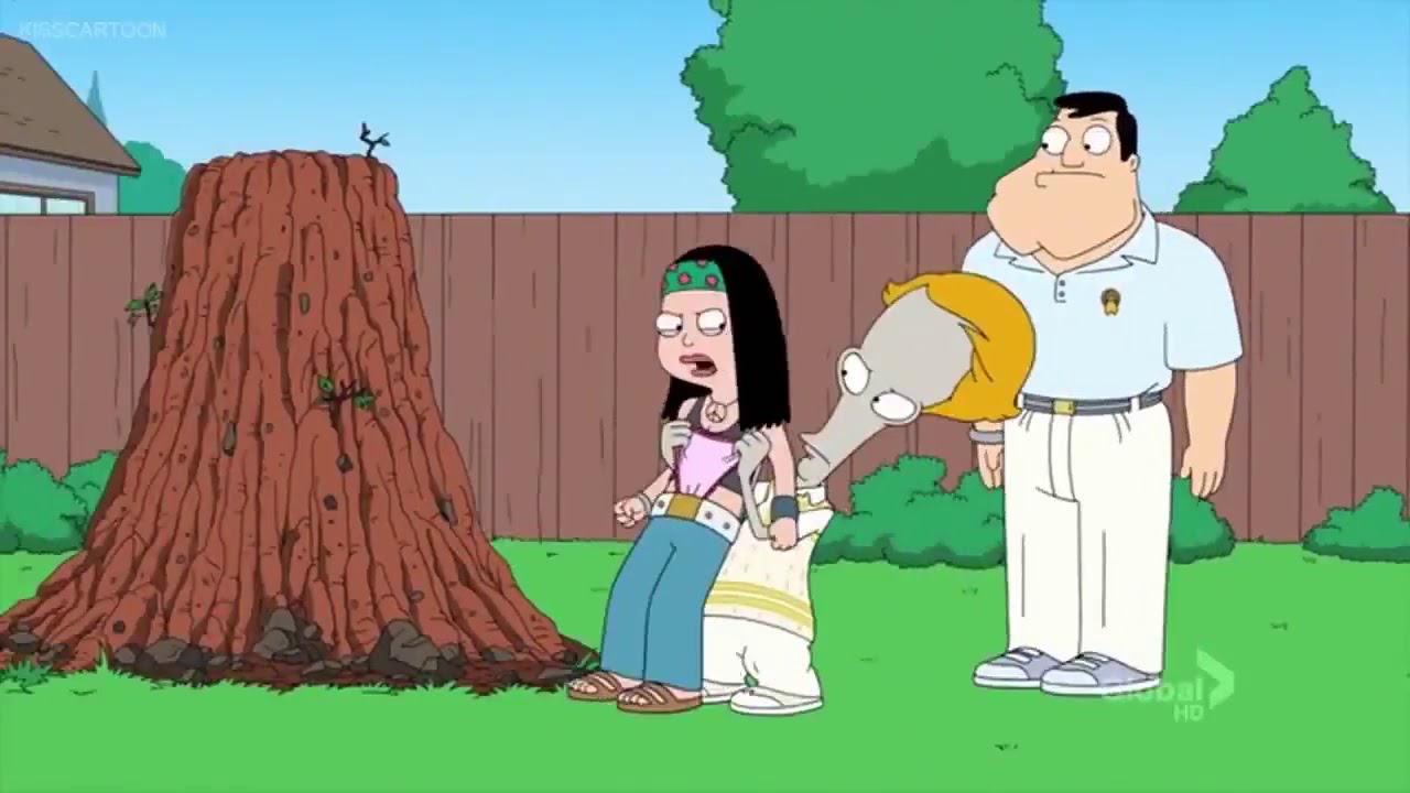 American Dad Hailey Front wedgie