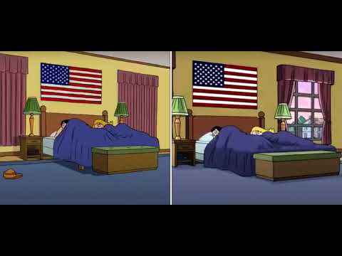 American Dad! Old intro and new intro side by side