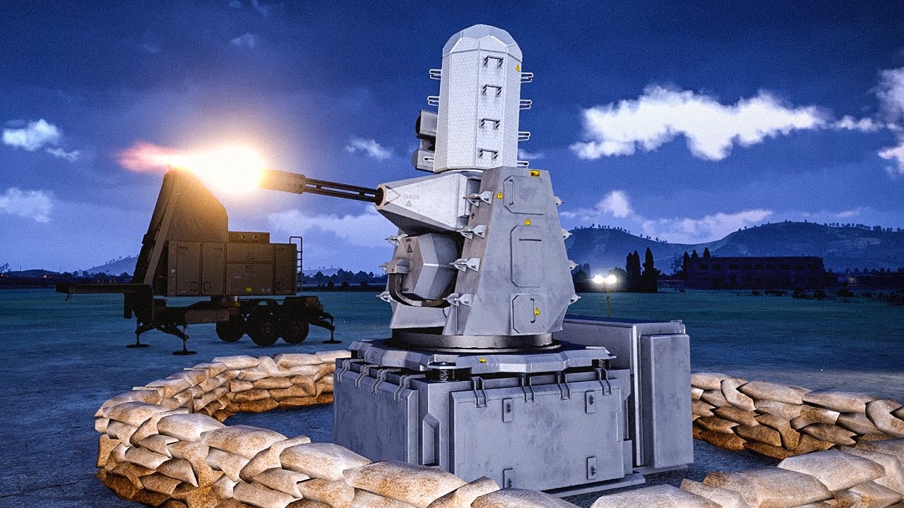 American Phalanx CIWS Vs Russian Mi-28 Attack helicopter - POV - ASMR - ARMA 3