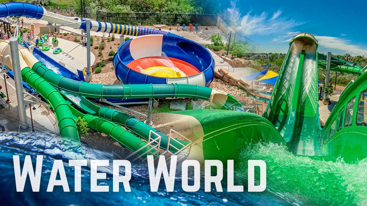 America's LARGEST Water Park! Water World CO | Slides POV 2023