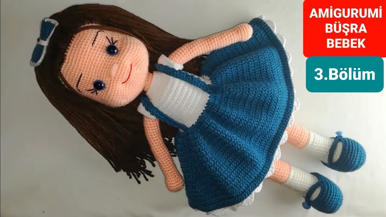 Amigurumi Büşra Bebek Yapımı - Kafa Yapılışı 3/7 (Gül Hanım)