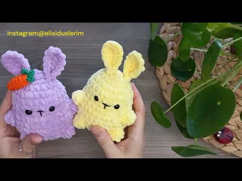 Amigurumi Minik Tavşan Yapımı PART 1/How to Make Amigurumi Bunny